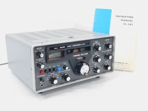 Yaesu FL-101 Ham Radio Transmitter + Manual (excellent cosmetics, powers up) - Zdjęcie 1 z 13
