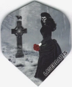 The Black Widow Standard Dart Flights: 3 pro Set - Bild 1 von 4
