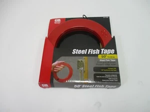 GB 50ft Steel Fish Tape Wire Cable Puller EFT-50B - Picture 1 of 5