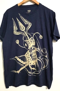 Camiseta Om Namah Shivaya Trishula Aum Unisex Azul Talla L - Imagen 1 de 1