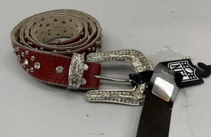 Washington Redskins NFL Bling Rhinestone Women's Belt - Size 2XL, New With Tags - Picture 1 of 4