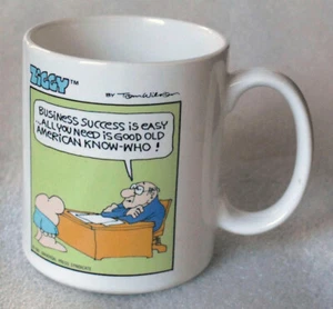 ZIGGY Business Success is Easy American Know Who 1982 mug - Picture 1 of 1