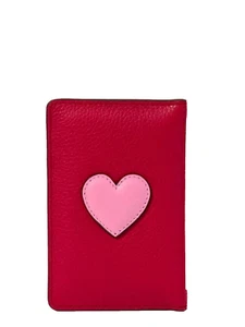 RADLEY My Love Red Leather Small Zip Top Card Purse Coin Purse - New With Tags - Picture 1 of 3