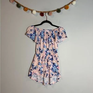 Marshall’s pink and blue floral romper - Picture 1 of 3
