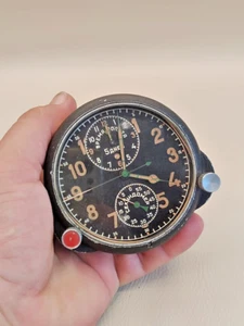 Aviation watch ACH 1969 Clock from a military aircraft USSR - Picture 1 of 11