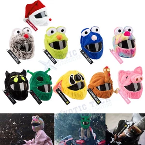 Motorcycle Street Bike Helmet Cover Cartoon Outdoor Personalized Helmets Hat Set - Picture 1 of 35