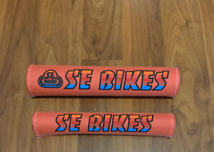 SE Racing SE Bikes Red/Orange BMX Ripper 2 Piece Pad Set