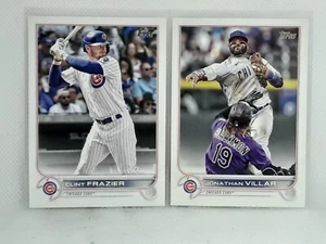Jonathan Villar + Clint Frazier 2022 Topps Update Baseball - Chicago Cubs - Picture 1 of 2