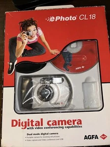 Vintage AGFA ePhoto CL 18 0.4 MP Compact Digital Camera SILVER. Open Box - Picture 1 of 5