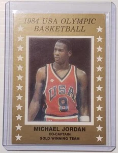 MICHAEL JORDAN USA Olympic Basketball Co-Captain Gold-Winning #3 1984 Draft Pick - Picture 1 of 3