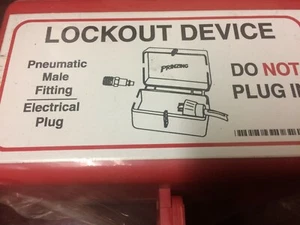 BRADY CORD & HOSE LOCKOUT PLO27E ELECTRICAL/PNEUMATIC COMBINATION SAFE & SECURED - Picture 1 of 5