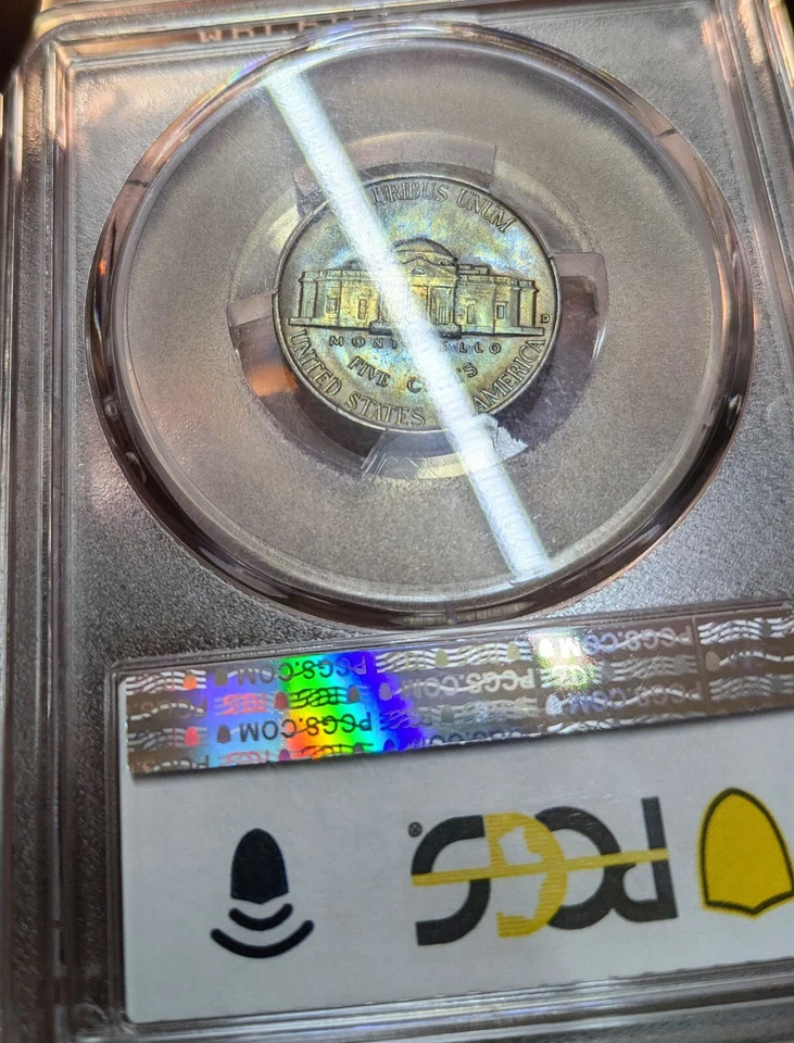 1939-D 5C Reverse of 38 Jefferson Nickel  PCGS MS65FS "GEM" - Image 1 of 4