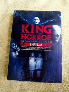 NEW/SEALED 8 DVD SET! KING OF HORROR EXPANDED EDITION 8 MOVIE SET! 2019 SET WB! - Picture 1 of 5