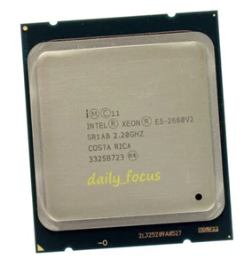 Intel Xeon E5-2660 V2 2.2 GHz LGA2011 10 Core SR1AB CPU Processors 25 MB - Picture 1 of 4