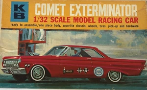 K&B Comet Exterminator (Red) 1/32 scale slot car with box - Picture 1 of 9