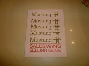 1974 Ford Mustang Salesman's Selling Guide/ Sales Brochure- Vintage - Bild 1 von 6