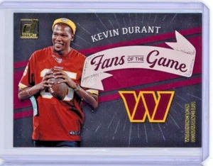 2022 Donruss Fans of the Game #FG-KD Kevin Durant - Washington Commanders - MINT - Picture 1 of 2