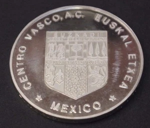 MÉXICO 1982 MEDALLA DEL CENTRO VASCO, A.C.EUSKAL ETXEA MÉXICO -INTERESANTE - Imagen 1 de 1