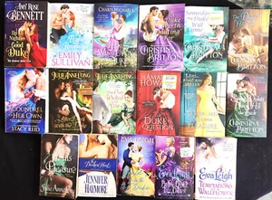 Julie Anne Long~Christina Britton~Eva Leigh+~Lot # 3~18 Regency Romance PB & TPB - Picture 1 of 1
