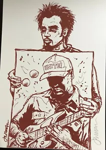 Esclavos: Mini impresión artística Blackline 2018, firmada por Jermaine Rogers - Imagen 1 de 1