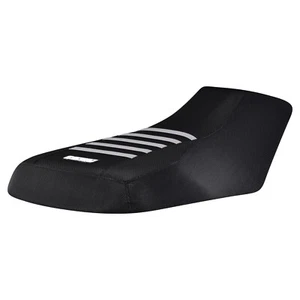 2016 - 2023 Yamaha Grizzly 700 Seat Cover   all BLACK/ SILVER ribs #344 - Picture 1 of 4