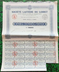 Dépt 45 & 75 - St Denis de l'Hotel - Déco Ste Laitière du Loiret du 03/07/1928 - Bild 1 von 1