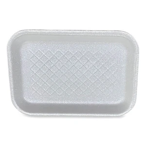 GEN Vassoi per Carne, #2S, 8,5 x 6 x 0,7, Bianco, 500/Cartone - Foto 1 di 1