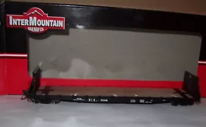 HO InterMountain AAR 70 Ton Bulkhead Flatcar Erie Lackawanna 48751-09 #7008 - Picture 1 of 5