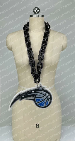 New NBA ORLANDO MAGIC Gameday BIG Fan Chain BLACK Fanchain Cover