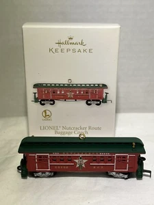 Hallmark QXI2001 Lionel Nutcracker Route Baggage Coach Christmas Ornament - Picture 1 of 12