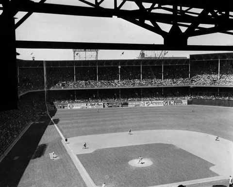 1940 Brooklyn Dodgers EBBETS FIELD Glossy 8x10 Photo Print Stadium Poster Cover
