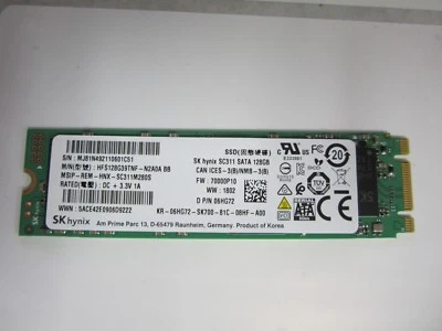 SK Hynix SC311 M.2 SATA 128 GB SSD Laptop Solid State Drive HFS128G39TNF-N2A0A - Image 1 of 3