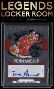 2024 Panini Prizm Draft Picks #P-TAR Terrance Arceneaux Penmanship - Picture 1 of 2