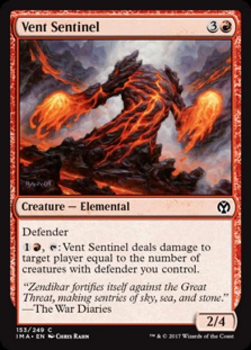 Vent Sentinel -Foil Near Mint MTG Iconic Masters - Image 1 of 1