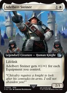Magic The Gathering Final Fantasy poco común #0422 Adelbert Steiner - Imagen 1 de 1