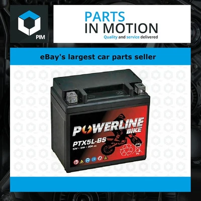 PTX5L-BS Replaces YTX5L-BS BATTERY 50CC 90CC 110CC ATV QUAD NTS5LBS - Image 1 of 4