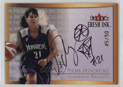 2000 Fleer Ultra WNBA Fresh Ink Gold /50 Ticha Penicheiro Auto - Image 1 of 2