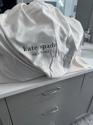 Kate Spade New York Deco Suede Extra Large Tulip Tote – Black – NEW - Image 1 of 4