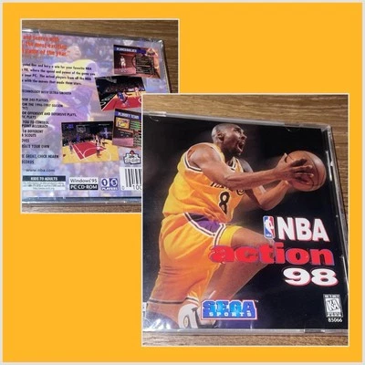 NBA Action 98 Kobe Pc Game New Sealed Basketball 1998 Computer Sega Sports - Image 1 of 3