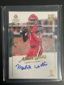 2022 Panini Luminance - Year One Signatures Rps Malik Willis #YSR-MWI (AU, RC) - Picture 1 of 2