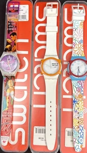 Vintage Swatch Damen Konvolut 3 Uhren, Gehäuse! Romantik, Stimmung des Tages, Tropical The! - Bild 1 von 24