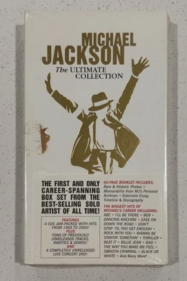 NEW SEALED Michael Jackson The Ultimate Collection 4 CDs + DVD + Booklet Box Set - Image 1 of 4