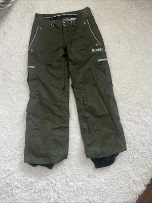 Pantalones de Snowboard Bonfire Snowboarding Company Calce Clásico M Verde Oscuro Nuevos con Etiquetas Foto 1 de 4