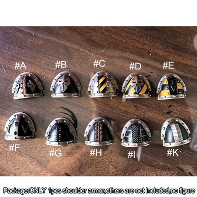 Single Premium 1/18 Shoulder Armor Pauldron For Joytoy Iron Warriors Figure - image 1 of 4