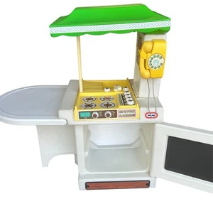 Vintage Little Tikes Party Kitchen 80s 90s With Phone - Picture 1 of 19