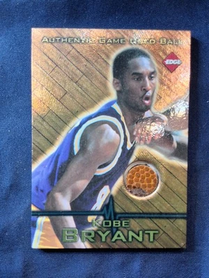 Parche de pelota Collector's Edge #2 1997 Kobe Bryant Lakers Salón de la fama usado en juegos Foto 1 de 4