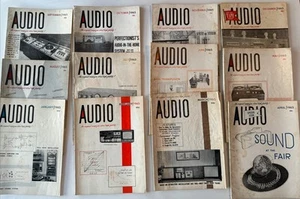 Audio Magazine 1965 Whole Year 12 Issues High Fidelity - Picture 1 of 16