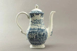 Myott Country Life Kafffekanne blau ca 1 liter England - Bild 1 von 8