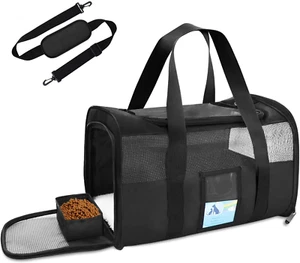 Pet Carrier Airline Approved, Cat Carriers for Medium Cats Small Cats, Soft Dog - Picture 1 of 12