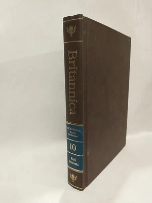 The New Encyclopedia Britannica 1989 Volume 10 Reti Solovets Leather Cover Book - Image 1 of 4